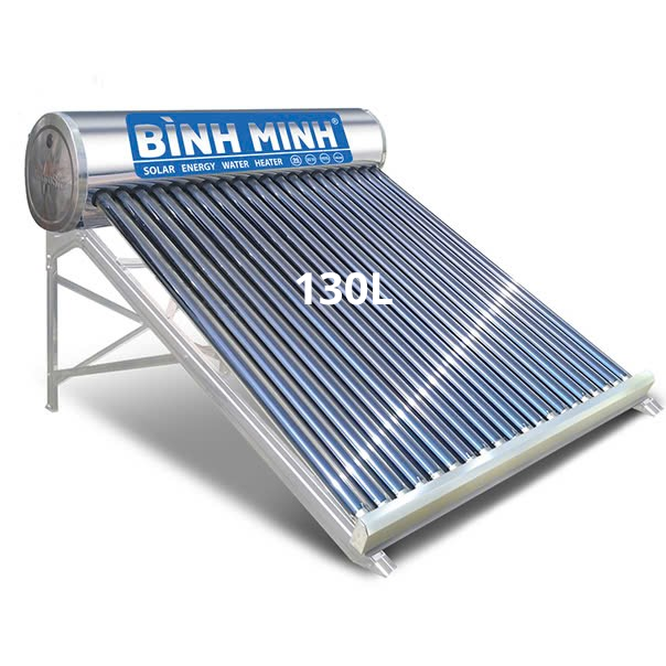 Máy nước nóng năng lượng mặt trời Bình Minh 130 Lít – Dòng Sus 304