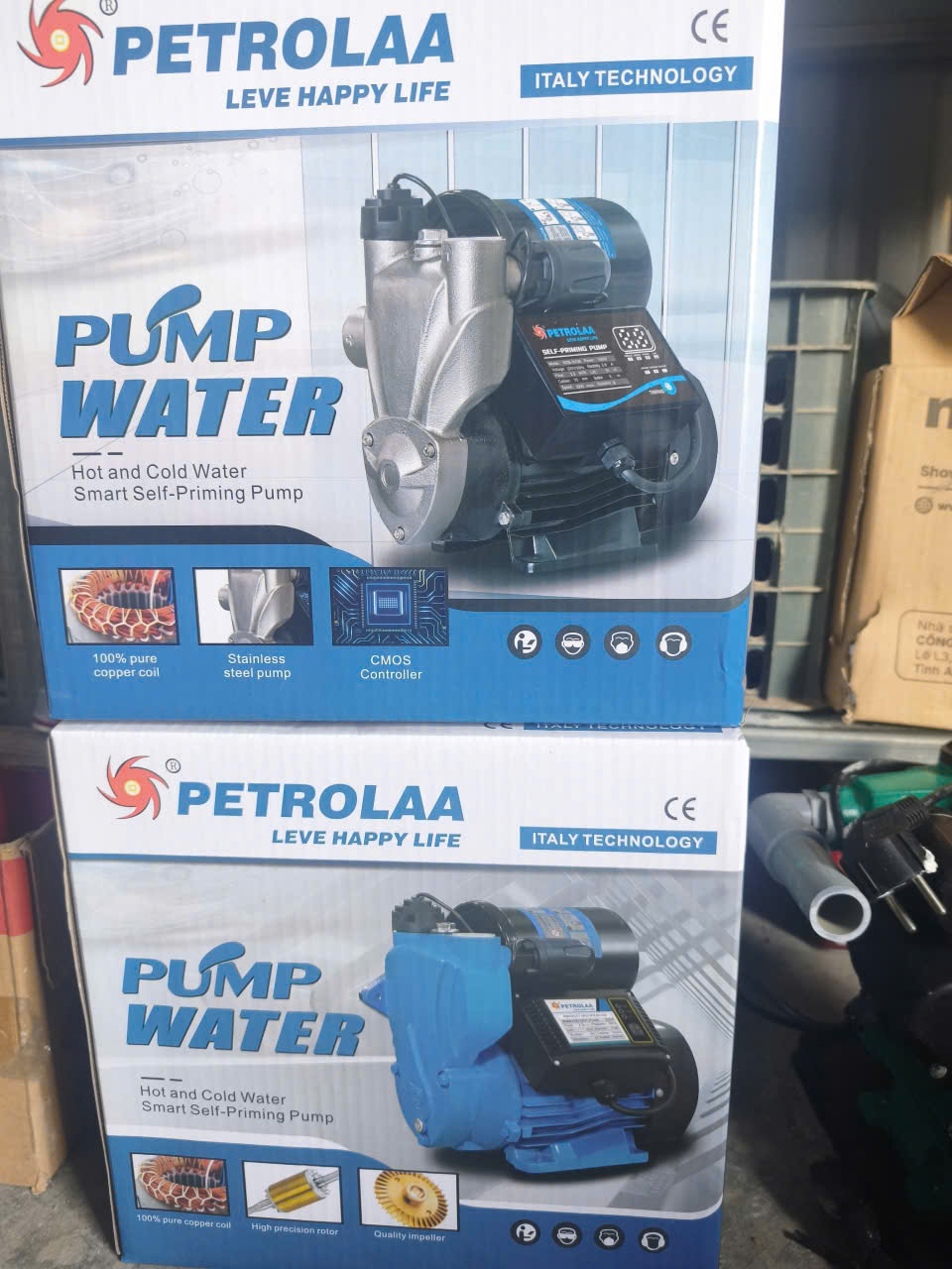 Máy bơm nước tăng áp  petrolaa